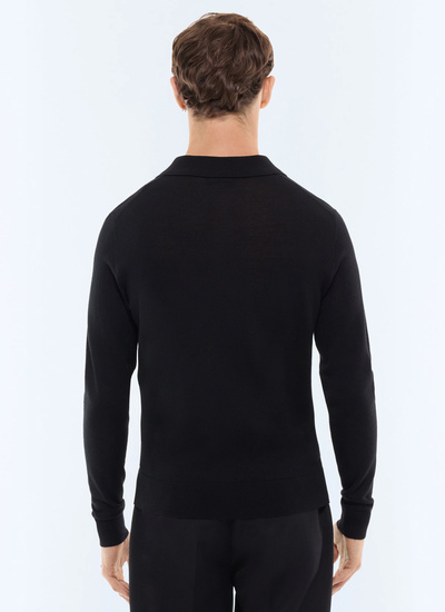 Men's main fabric: 100% woollining: none polo shirt Fursac - A2RILO-LA01-B020