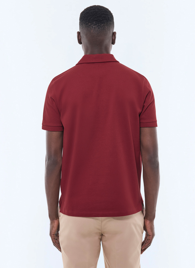 Men's organic cotton piqué polo shirt Fursac - J2GLUM-FJ22-C014
