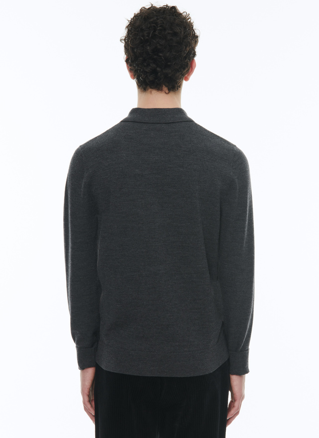 Men's wool polo shirt Fursac - A2CPOL-CA28-B019