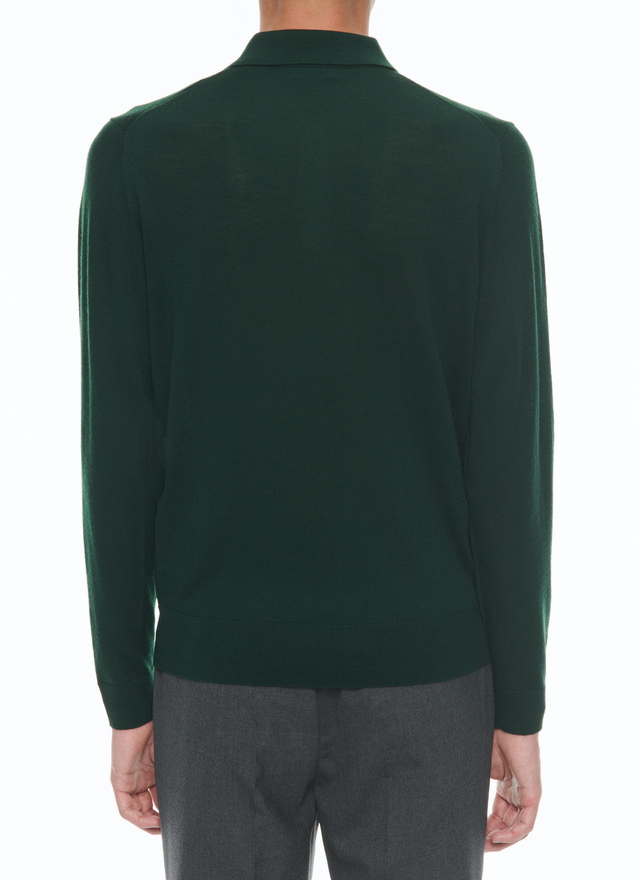 Men's merino wool polo shirt Fursac - A2RILO-MA03-H014