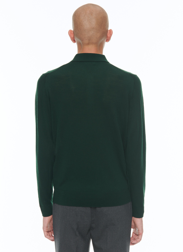 Men's merino wool polo shirt Fursac - A2RILO-MA03-H014