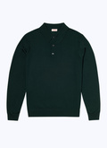 Merino wool longsleeves polo sweater - A2RILO-MA03-H014