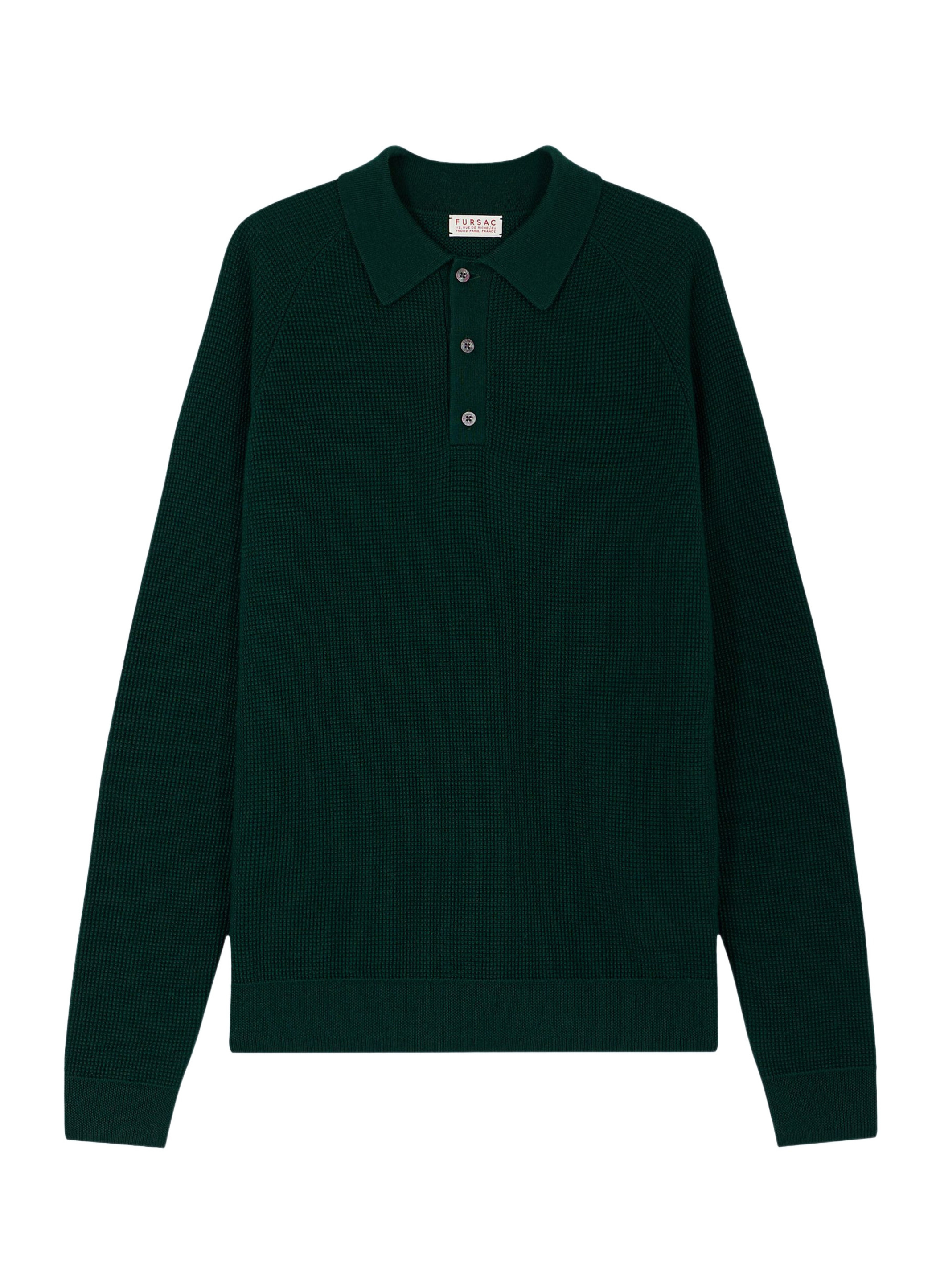 Green forest - Moss point collar neck polo shirt A2AIRO-AA19-H014