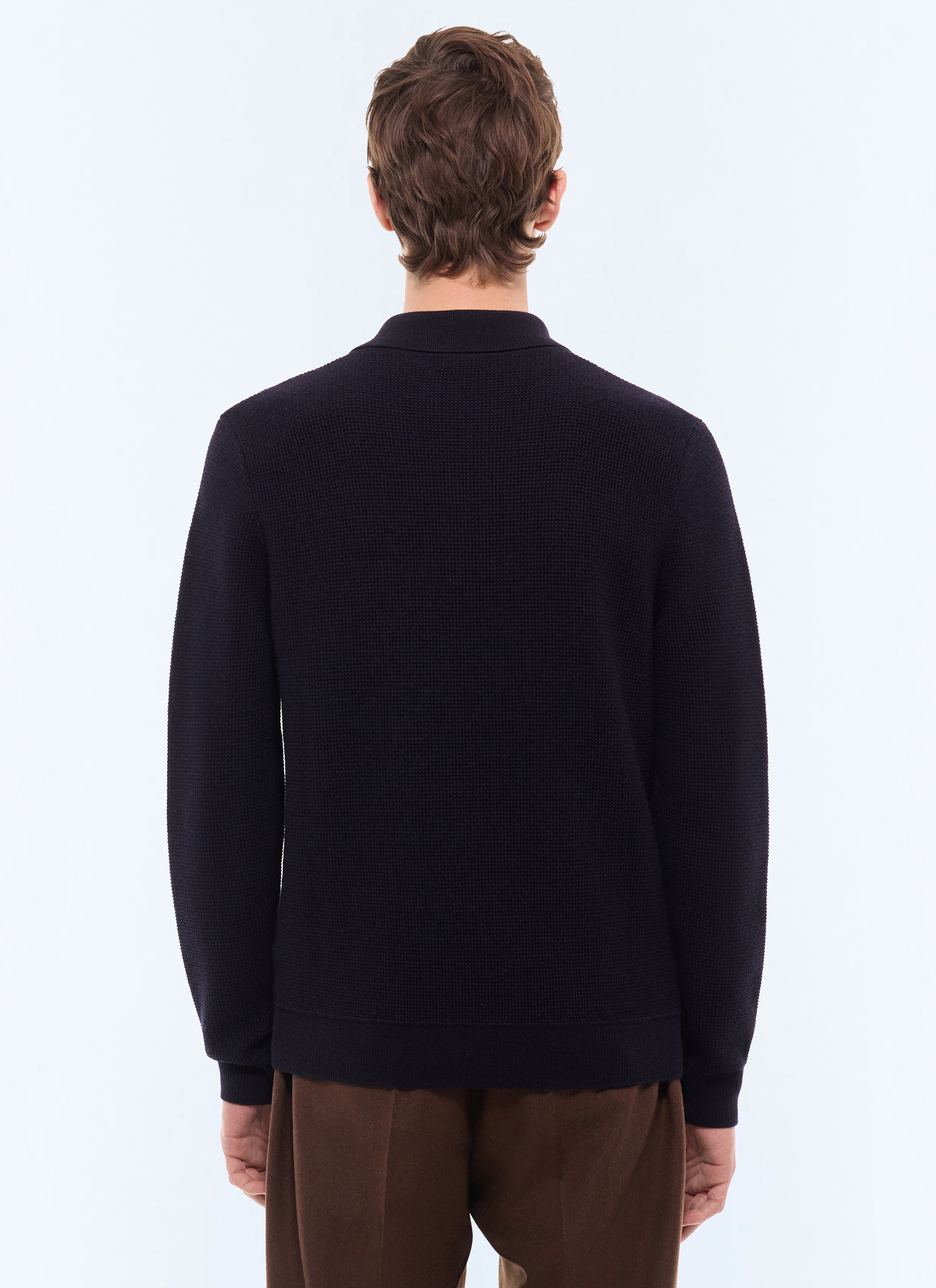 Men's main fabric: 100% woollining: none polo shirt Fursac - A2LPOL-AA19-D030