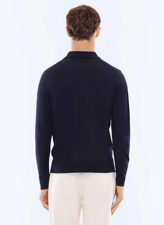 Men's main fabric: 100% woollining: none polo shirt Fursac - A2RILO-LA01-D030