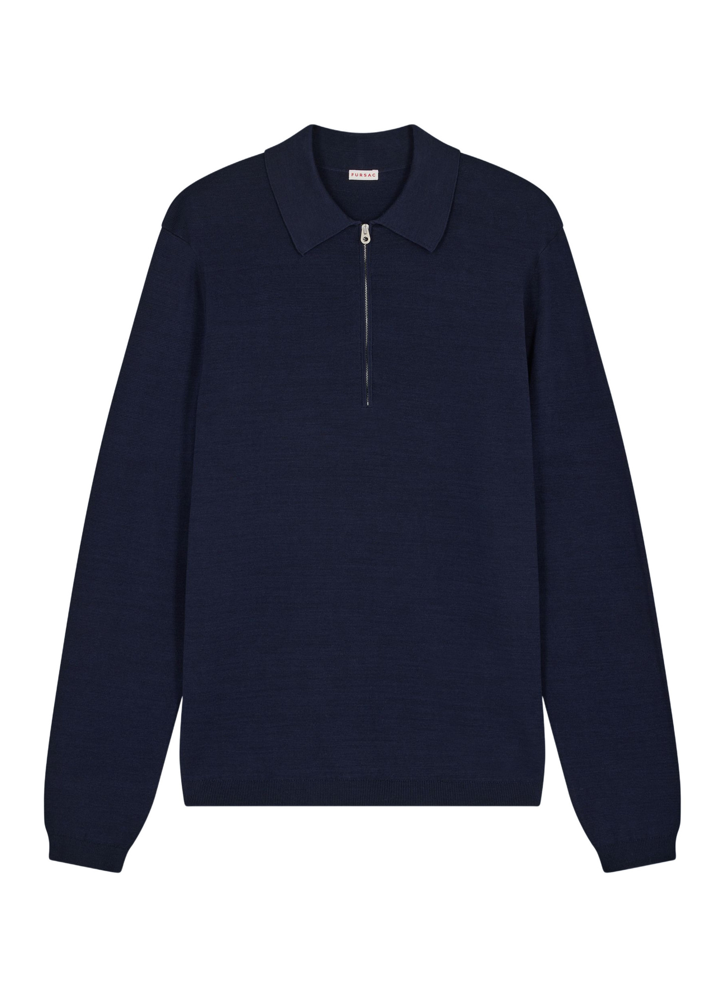 Men's navy blue polo shirt Fursac - A2FOLO-FA10-D030