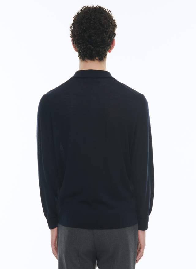 Men's merino wool polo shirt Fursac - A2RILO-MA03-30
