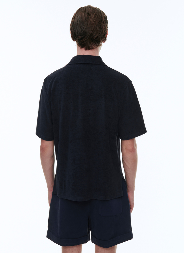 Men's towelling cotton jersey polo shirt Fursac - J2BEOM-BJ17-30
