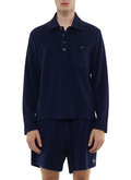 Terry style cotton polo shirt - J2FPOL-FJ03-D030
