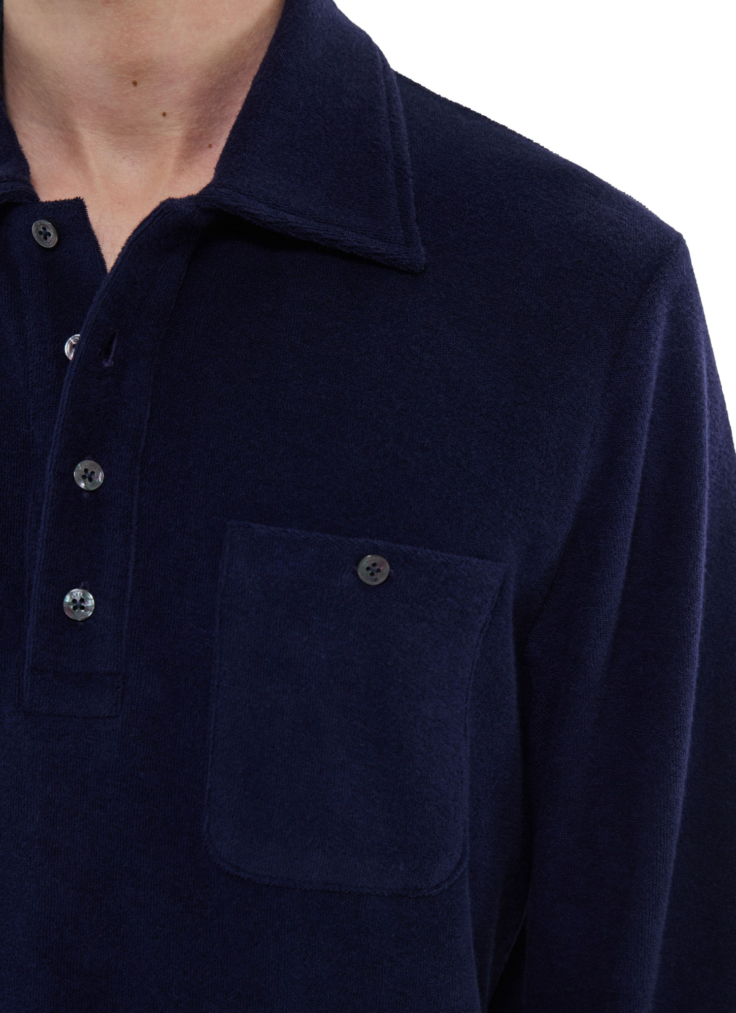 Men's navy blue polo shirt Fursac - J2FPOL-FJ03-D030