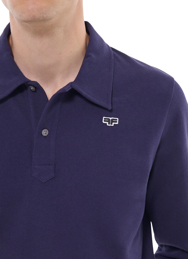 Men's navy blue polo shirt Fursac - J2GPOL-FJ22-D030