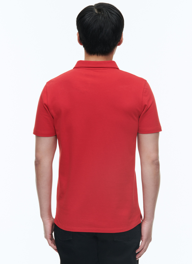 Men's organic cotton piqué polo shirt Fursac - J2DLUM-DJ22-C003