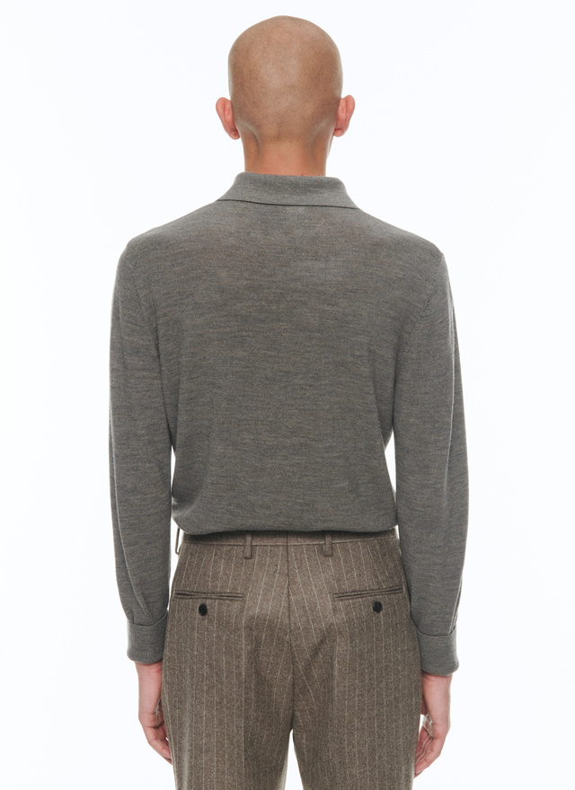 Men's wool polo shirt Fursac - A2CWIG-CA25-B010