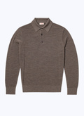 Wool longsleeves polo sweater - A2CWIG-CA25-B010