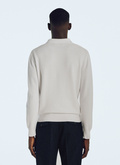 White cotton polo collar sweater - 21HA2TWIG-TA14/01