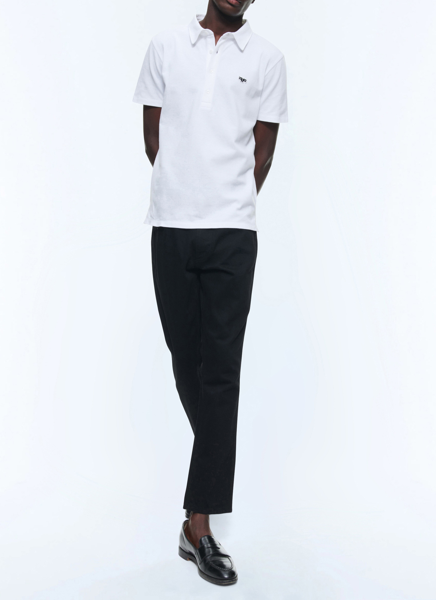 Men's organic cotton piqué polo shirt Fursac - J2DLUM-DJ22-A001