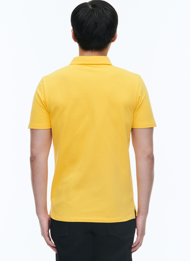 Men's organic cotton piqué polo shirt Fursac - J2DLUM-DJ22-E005