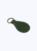 Porte-clés en cuir vert avec motif parapluie - B3VCLE-BB08-41