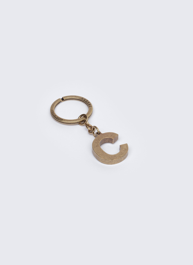 Porte-clés homme laiton doré laiton Fursac - B3CLEC-AB01-92