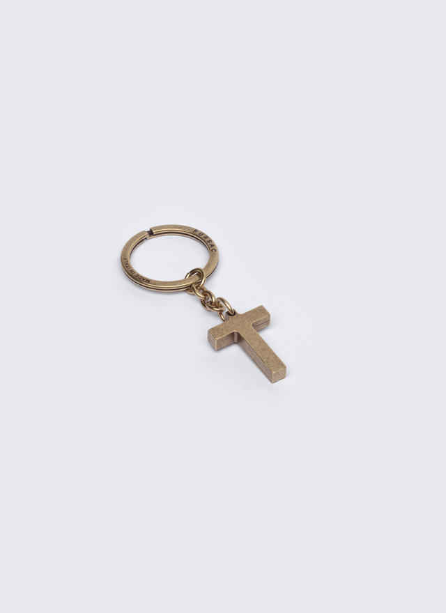 Porte-clés homme laiton doré laiton Fursac - B3CLET-AB01-92