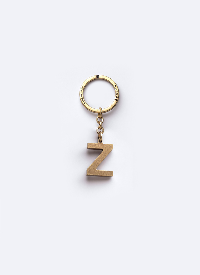 Porte-clés laiton doré homme Fursac - B3CLEZ-AB01-92