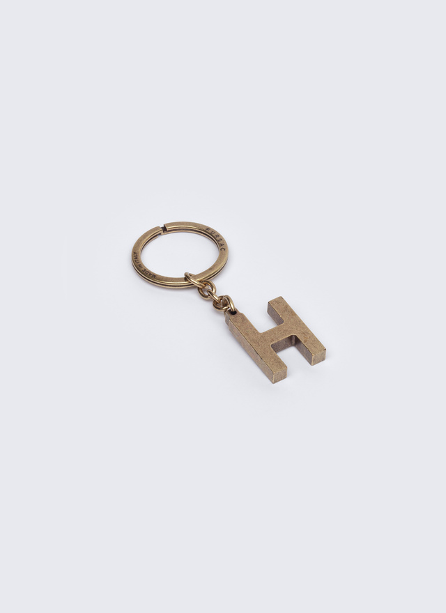 Porte-clés homme laiton doré laiton Fursac - PERB3CLEH-AB01/92