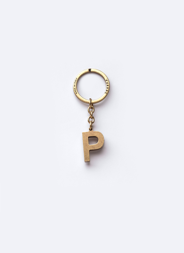 Porte-clés laiton doré homme Fursac - PERB3CLEP-AB01/92