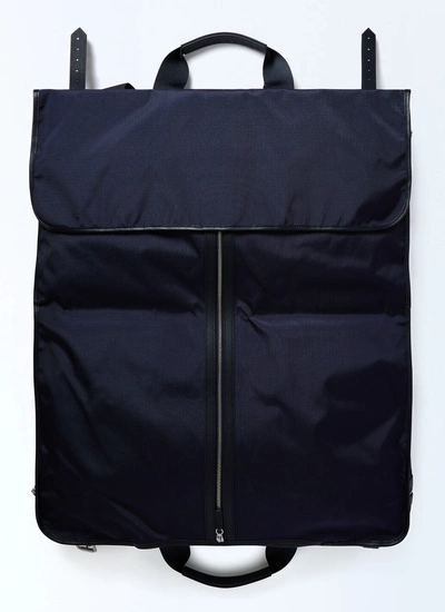 Porte-costume homme nylon et cuir grainé Fursac - B3FOST-FB04-D030