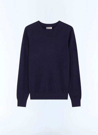 Pull bleu homme cachemire certifié Fursac - A2GOUR-CA27-D030