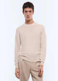 Pull col rond en cachemire - A2GOUR-CA27-A002