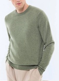 Pull col rond en cachemire - A2GOUR-CA27-H013