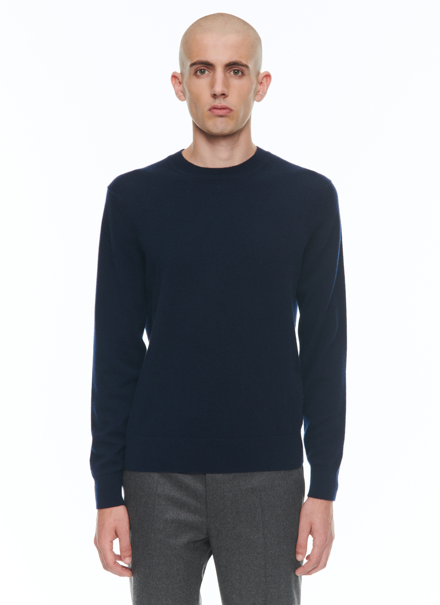 Pull homme bleu marine cachemire Fursac - A2TOUR-CA27-D030