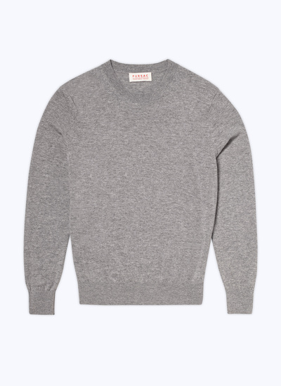 Pull gris homme cachemire Fursac - A2TOUR-CA27-B018