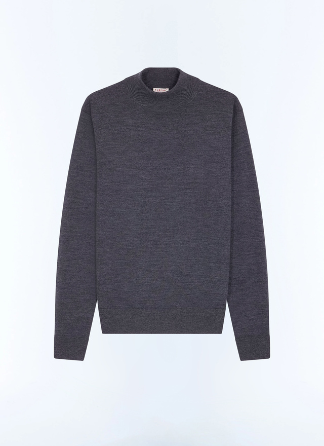 Pull noir homme matière principale: 100% lainedoublure: aucune Fursac - A2LUGE-LA01-B022