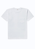 T-shirt blanc en jersey de coton - 22EJ2VETI-VJ01/01