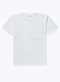 T-shirt blanc en jersey de coton - 22HJ2ATEE-VJ12/01