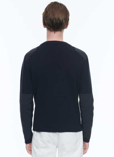 Pull bleu homme Fursac - A2DYLO-DA16-D030