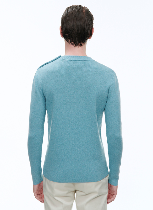 Pull homme laine et coton Fursac - 23EA2BRIN-BA09/39