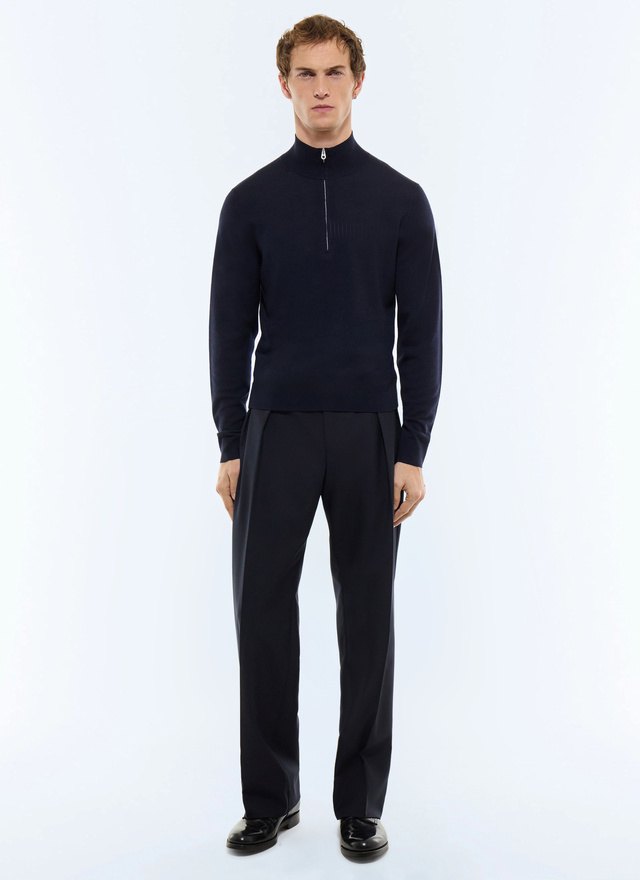 Pull bleu marine homme Fursac - A2ERYS-EA18-D030