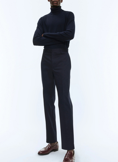 Pull bleu marine homme Fursac - A2OROL-MA03-30
