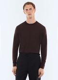 Pull col rond en laine mérinos - A2ORYS-LA01-G019