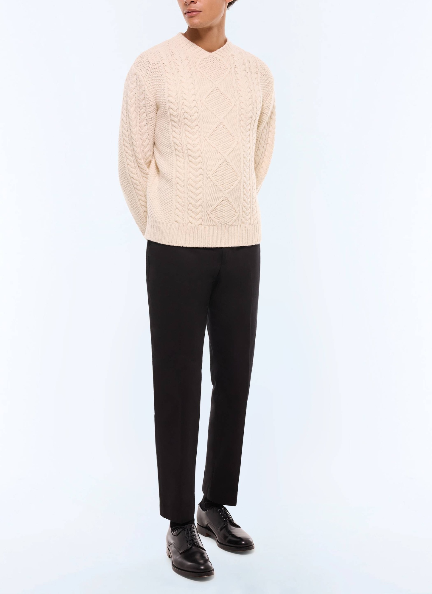 Pull ecru homme Fursac - A2GAGA-GA01-A002