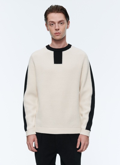 Pull ecru homme Fursac - A2ASKI-AA15-02