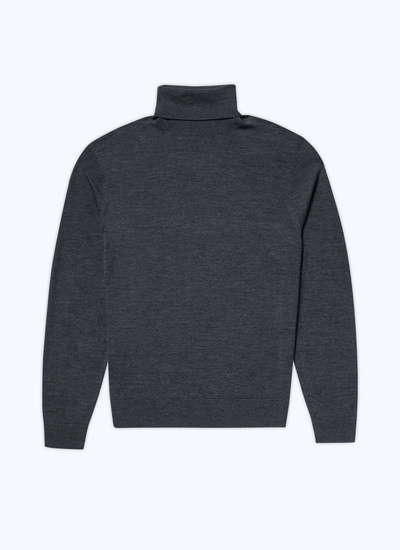 Pull gris homme laine mérinos Fursac - A2OROL-MA03-21