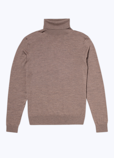 Pull gris homme laine mérinos Fursac - A2OROL-MA03-G014