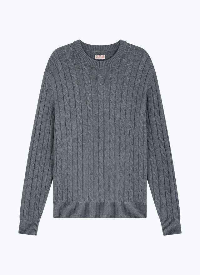 Pull homme laine certifiée et coton Fursac - A2EADE-EA06-B018