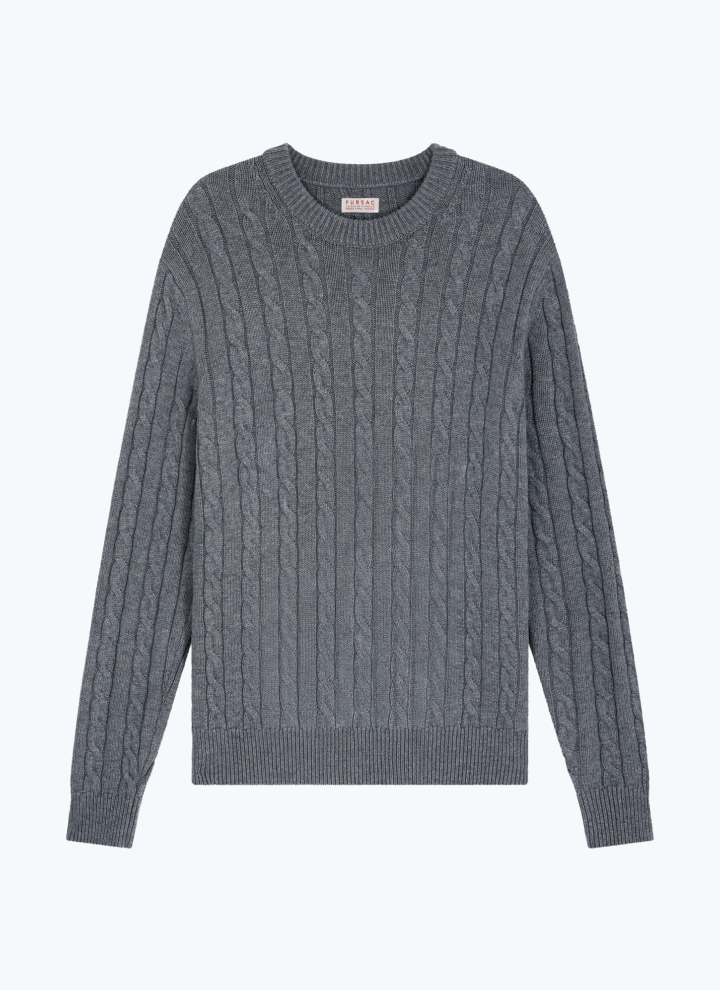 Pull homme laine certifiée et coton Fursac - A2EADE-EA06-B018