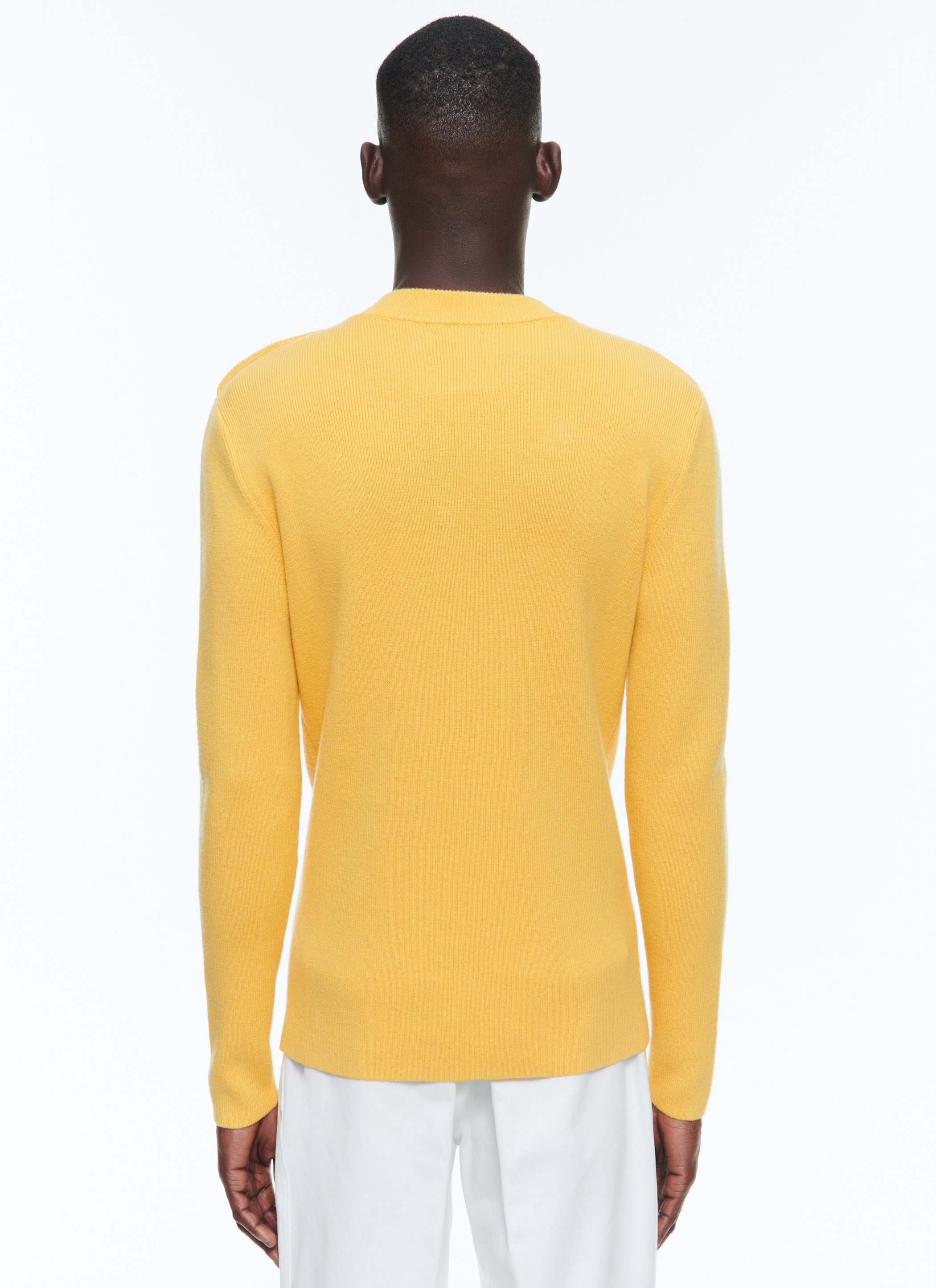 Pull jaune homme fashion marque