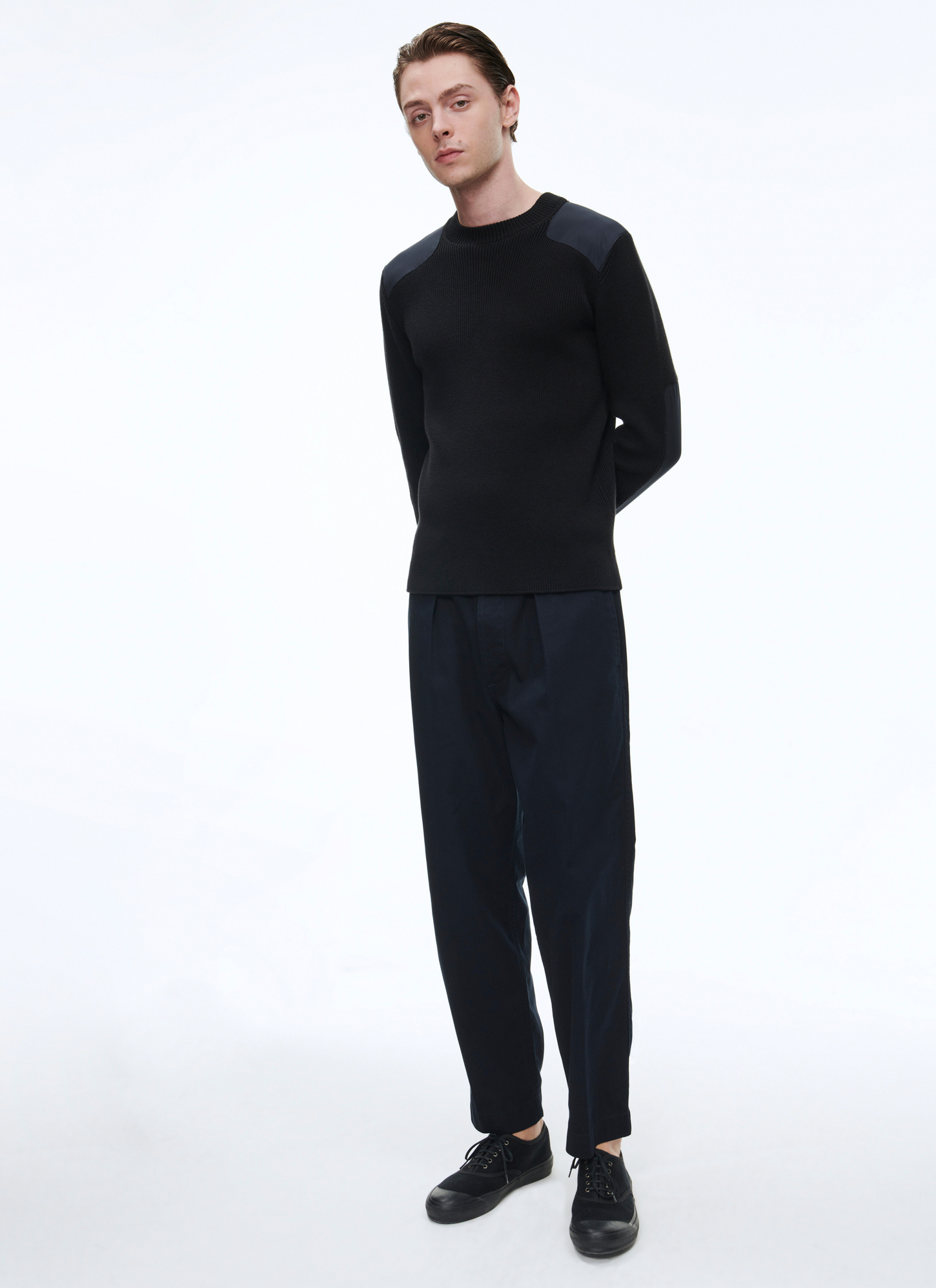 Pull noir homme Fursac - A2BACH-BA18-20