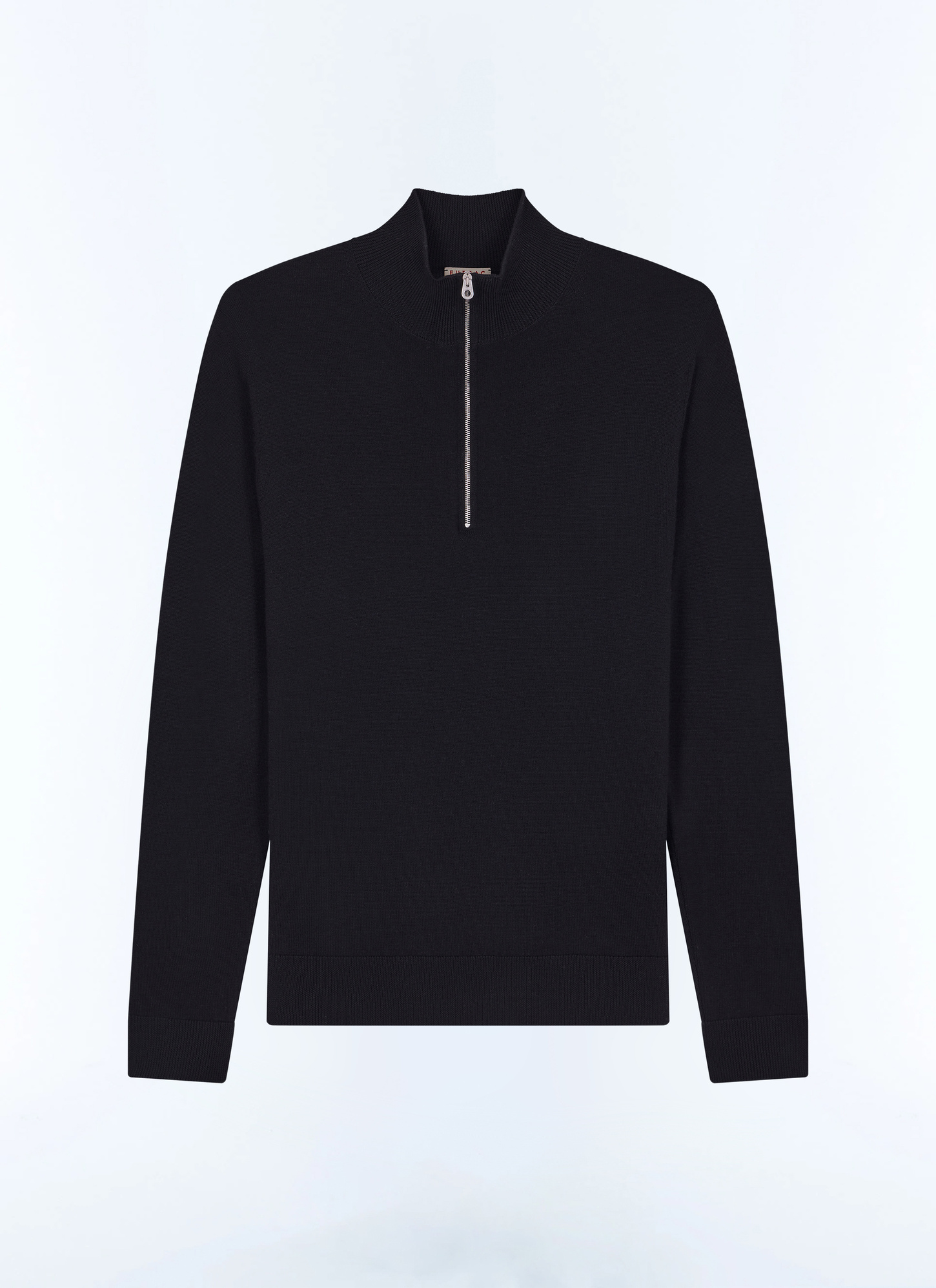 Pull noir homme laine certifiée Fursac - A2ERYS-EA18-B020